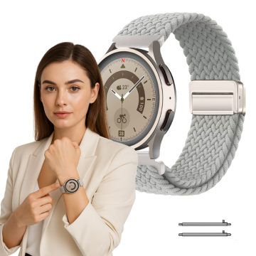 Pašček za Huawei Watch GT4 / GT5 / GT6 41 mm, siv, univerzalni 18 mm