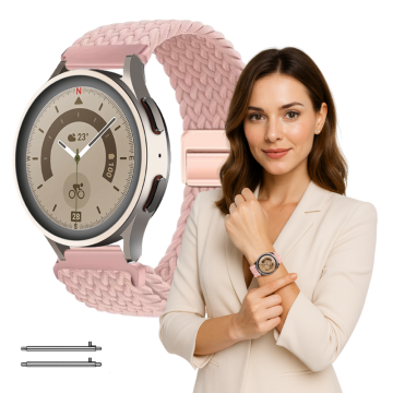 Pašček za Huawei Watch GT4 / GT5 / GT6 41 mm, roza, univerzalni 18 mm