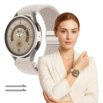 Pašček za uro Honor Magic Watch, Magic Watch 2 46 mm bež pašček