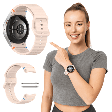 Pašček za Huawei Watch GT 2 42mm GT 3 42mm GT 3 PRO 43mm S/M/L roza 20mm