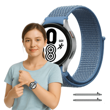 Pašček za Garmin Forerunner 255S 265S Vivoactive Venu 2S 3S 4S moder