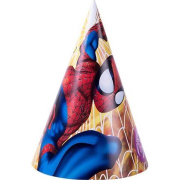 Zabavna papirnata kapa Spiderman 6 kosov - Cakesicq