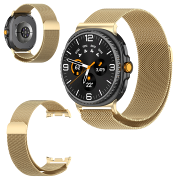 Pašček za SAMSUNG GALAXY WATCH 8 40MM 44MM 8 CLASSIC 46MM zlat