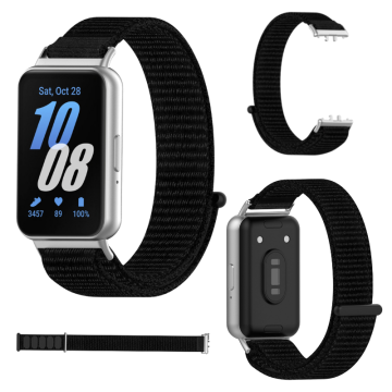Samsung Galaxy Watch Fit 3 najlonski pašček, trpežen, črne barve