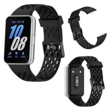 Pašček za Samsung Galaxy Watch Fit 3, zapestnica, črna