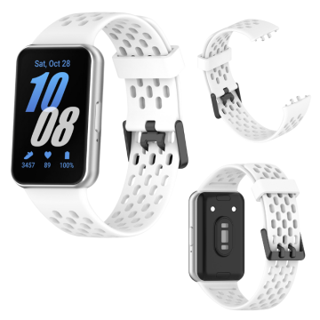 Pašček za pametno uro Samsung Galaxy Watch Fit 3, bel pašček