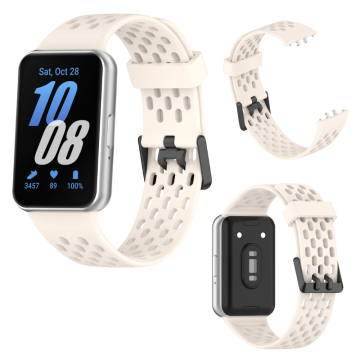 Pašček za Samsung Galaxy Watch Fit 3, bež, 22 mm