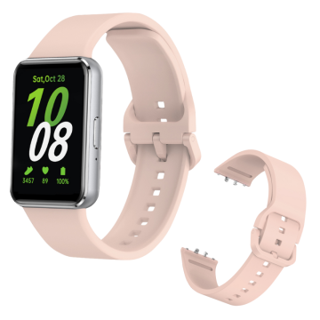 Silikonski pašček za Samsung Galaxy Watch Fit 3, močan silikonski pašček, roza barve