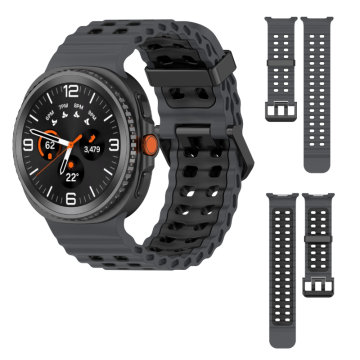 Pašček za Samsung Galaxy Watch 8 40/44mm / 8 Classic 46mm športni črn