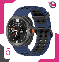 Pašček za Samsung Galaxy Watch 8 40/44mm / 8 Classic 46 mm, siv