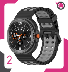 Pašček za Samsung Galaxy Watch 8 40/44mm / 8 Classic 46 mm, siv