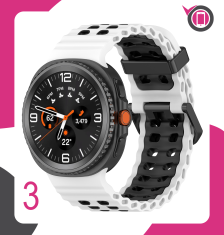 Pašček za Samsung Galaxy Watch 8 40/44mm / 8 Classic 46 mm, siv