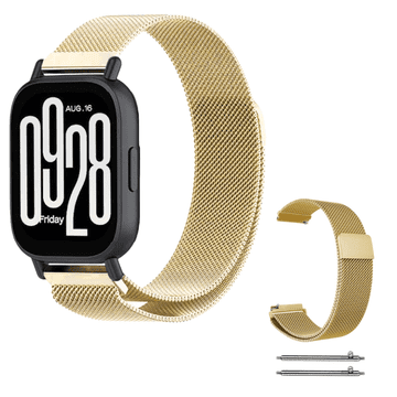 Pašček za Xiaomi Redmi Watch 5 Lite 22 mm, teleskopski, zlat