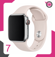 Silikonski pašček za Apple Watch 42 44 45 49 mm, črne barve
