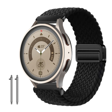 Pašček za Maxcom FW58 Vanad Pro, pleten 20 mm, močan, črne barve