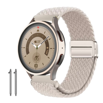 Pašček za pleteno zapestnico Maxcom FW58 Vanad Pro 20 mm bež