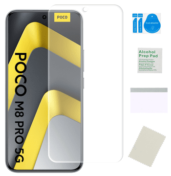 Zaščitna folija za XIAOMI POCO M8 PRO iz hidrogela, močna, tanka TPU folija