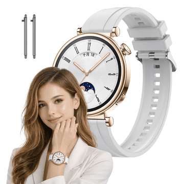 Pašček za zapestnico Garett Rose / Viva / Kids Essa 4G, bel, 18 mm