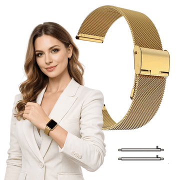 Pašček za magnetno uro Amazfit BIP 5, zlat 22 mm