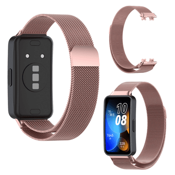 Zapestnica za Huawei Band 8 9 10, magnetna, roza