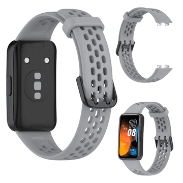 Silikonski pašček za Huawei Band 8 9 10, siv