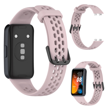 Pašček za Huawei Band 8 9 10, zapestnica za uro, močan roza