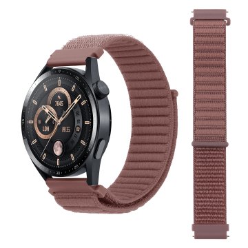 Pašček za Samsung Galaxy Watch 4 5 6 7 40/44/45/46/47 Klasični najlon rjave barve
