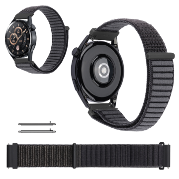 Pašček za Xiaomi Redmi Watch 5 Lite, močan najlon 22 mm, siv