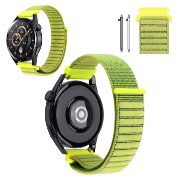 Pašček za Huawei Watch GT2 GT3 GT 2 3 42mm 43mm Eleganten močan najlon zelene barve