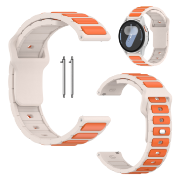 Pašček za Samsung Galaxy Watch 4 5 6 7 40/44/45/46/47 mm Pro, bež