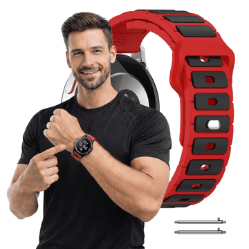 Pašček za Huawei Watch GT2 GT3 GT 2 3 42mm 43mm Elegantno rdeč, vzdržljiv 20mm