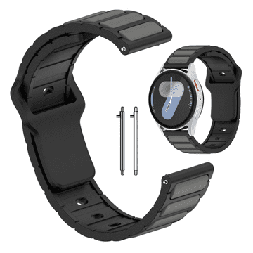 Pašček za Samsung Galaxy Watch 46mm / 3 45mm / S3 Classic, črn, 22mm