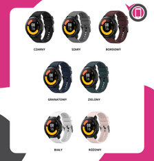 Pašček za Xiaomi Mi Watch / Watch S1 S2 S3 S4 Active Pro zapestnico bele barve