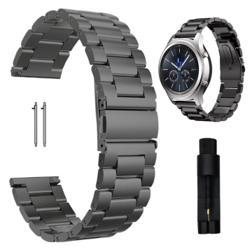 Pašček za Huawei Watch GT2 GT3 GT 2 3 42mm 43mm Elegantna zapestnica črne barve