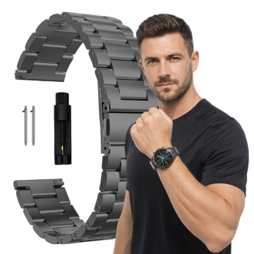 Pašček za Xiaomi Mi Watch S1 S2 S3 S4 Amazfit GTR 47mm črne barve