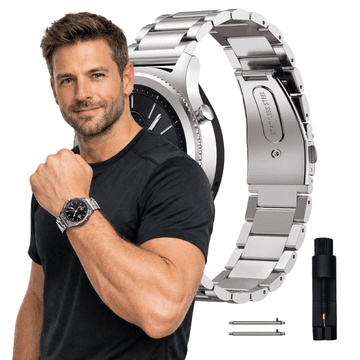 Pašček za Huawei Watch GT3 GT4 GT5 GT6 Pro 46 mm kovinski pašček