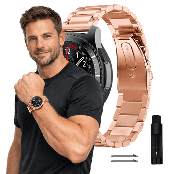 Pašček za Huawei Watch GT3 GT4 GT5 GT6 Pro 46 mm kovinski RAZLIČNE BARVE 22 mm