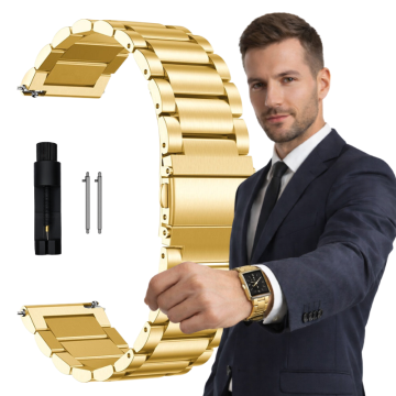 Kovinski pašček za Xiaomi Redmi Watch 5 Lite zlat, močan in trpežen