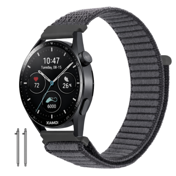 Pašček za Xiaomi Mi Watch S1, močan in trpežen, siv