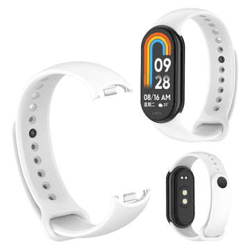 Silikonski pašček za Xiaomi Mi Band 8 9 10, močan in vzdržljiv zapestni trak.