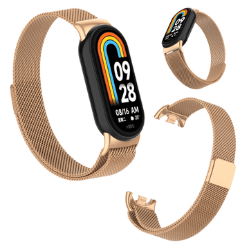 Pašček za Xiaomi Mi Band 8 9 10 kovinska zapestnica RAZLIČNE BARVE