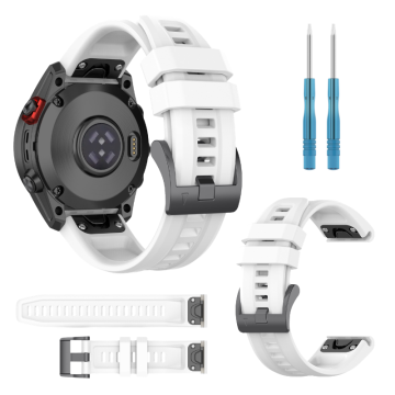 Silikonski pašček za Garmin Fenix 7X 6X 5X 26mm QuickFit
