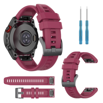 Pašček za športno uro Garmin Fenix 7X 6X 5X 26mm, močne BARVE
