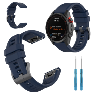 Silikonski pašček za Garmin Fenix 7s / 7s Solar / Fenix 8 43 mm, močan