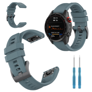 Silikonski pašček za Garmin Fenix 5s / 6s / 7s, močan 20 mm