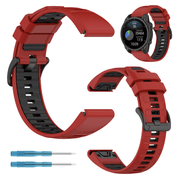 Dvobarvni pašček za uro Garmin Fenix 5s / 6s / 7s