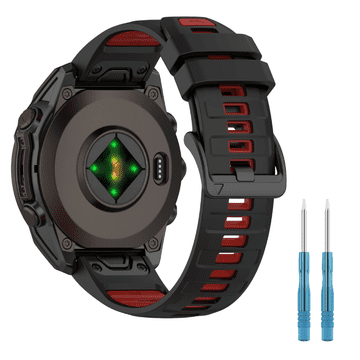 Pašček za Garmin Fenix 5 6 7 8 47 mm Pro zapestnica dvobarvna 22 mm