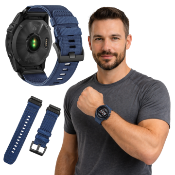 Pašček za Garmin Fenix 5 6 7 8 47mm Pro iz najlona, barve zapestnice Quickfit