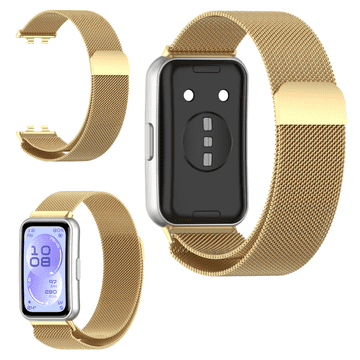 Pašček za Huawei Band 11 / Band 11 Pro, kovinski, zlat