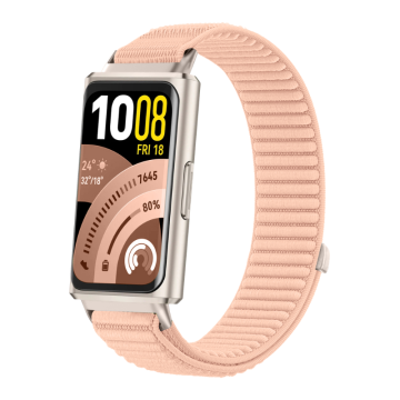 Pašček za Huawei Band 11 / Band 11 Pro, močan, trpežen najlonski pašček za uro, roza